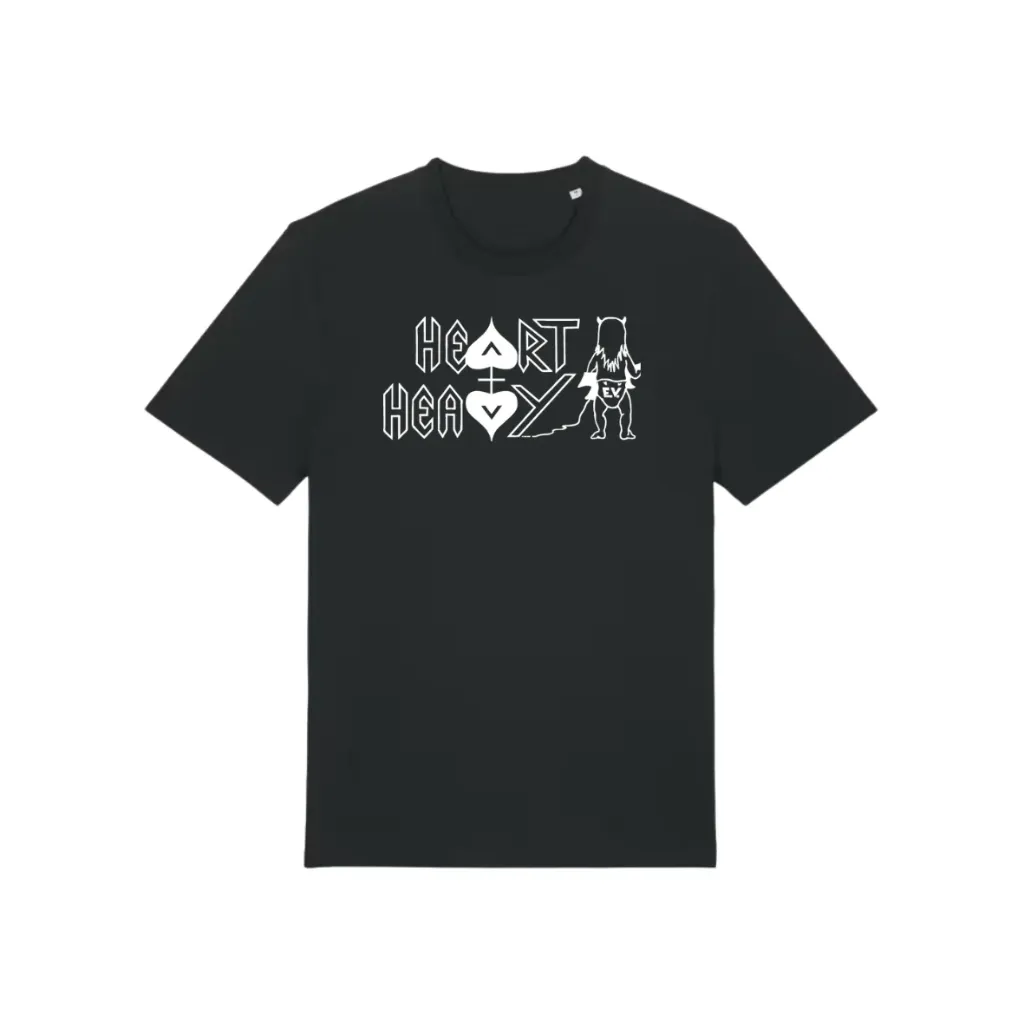 T-Shirt Heart & Heavy Logo black